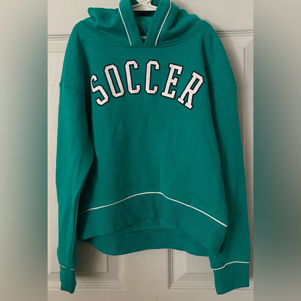 Justice Active Athletics Green Soccer Hoodie 10